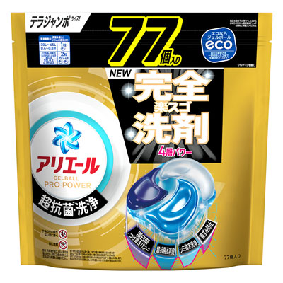 P&G　アリエール　ジェルボールプロパワー　つめかえ　テラジャンボサイズ（店頭受取の場合：薬品売場）