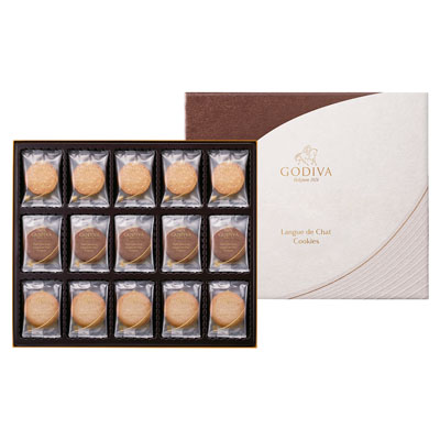 ゴディバ ラングドシャクッキーアソートメント 52枚入