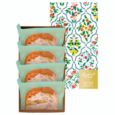 望月シェフ×ホシフルーツ 7種のフルーツが詰まった「デザートパウンドケーキ」 4個