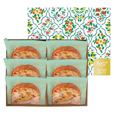 望月シェフ×ホシフルーツ 7種のフルーツが詰まった「デザートパウンドケーキ」 6個