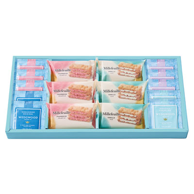 ミルフイユ＆ウェッジウッド ティーバッグセット 16個