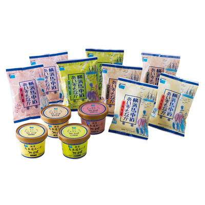 横濱馬車道 あいす＆もなかセット 12個