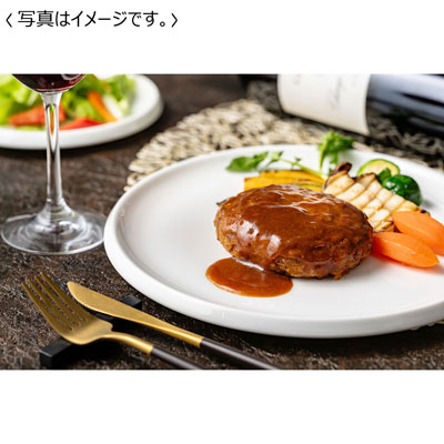 【送料込み】ラ・ロシェル坂井宏行監修  お肉の旨みをとじこめたハンバーグ　デミグラスソース８個