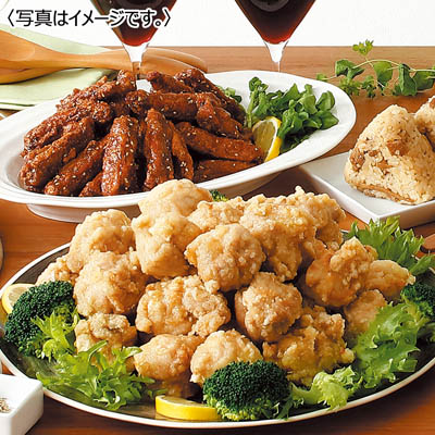 【ポイント20倍・送料込み】＜からあげの店唐十＞ 唐揚げ・チキンバーパーティボックス
