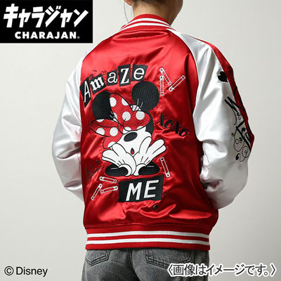 スカジャン　ミニーマウスレッドガール　Ｌ