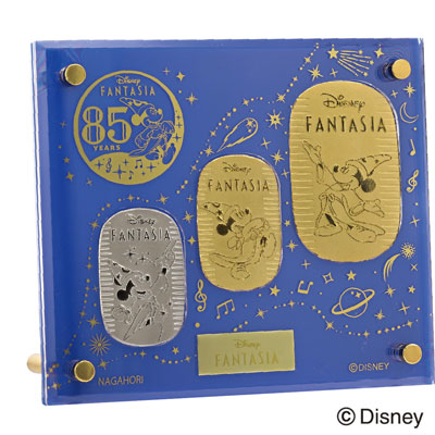 ディズニー　ファンタジア85周年記念小判　3枚セット