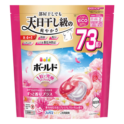 P&G　ボールドジェルボール4D　プレミアムブロッサム　つめかえ　超メガジャンボサイズ