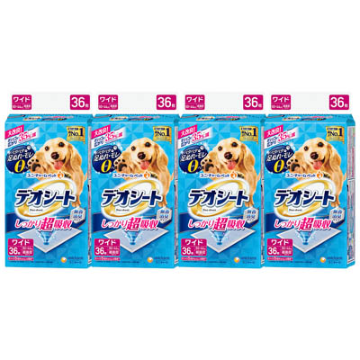 【ケース販売】ユニチャーム　デオシートワイド　36枚×4個