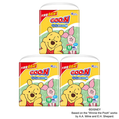 【ケース販売】グーンぐんぐん吸収パンツMサイズ　66枚×3個