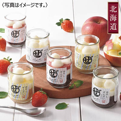 ＜末廣軒×なないろキッチン＞北海道冷やしぜんざい３種６本セット