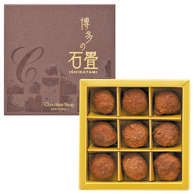 ＜チョコレートショップ＞石畳トリュフ　９個