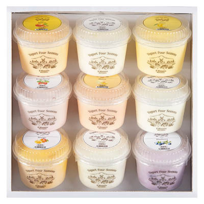 ＜ヨーグルト　フォーシーズンズ＞フルーツヨーグルトアソート９個入