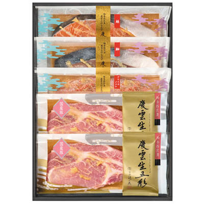 ＜京都辻が花＞レンジで魚と肉の柚香西京漬