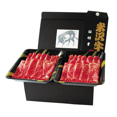 【送料込み】＜米澤佐藤畜産＞ 米沢牛　すき焼・しゃぶしゃぶ用