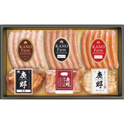 <鹿野ファーム>鹿野高原牧場ハムセット(薫)