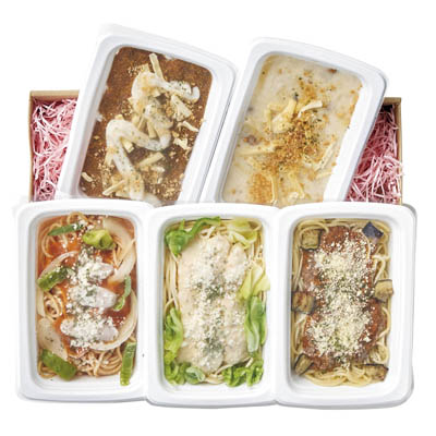 ＜ぶどうの樹＞シェフ特製グラタン＆パスタ５食セット