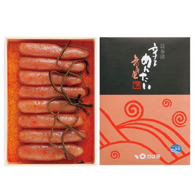 ＜かば田＞無着色昆布漬辛子めんたい