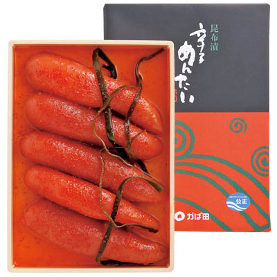 ＜かば田＞昆布漬辛子めんたい