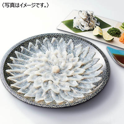 <春帆楼>とらふく刺しセット2人前