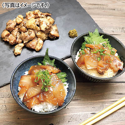 ＜絆屋＞大分りゅうきゅう漬け・冠地どり岩塩焼きセット