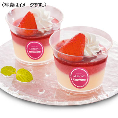 ＜六本木アマンド＞苺のプリンパフェ