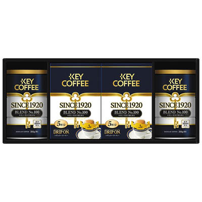 ＜キーコーヒー＞ＳＩＮＣＥ１９２０缶＆ドリップオン　アソートギフト