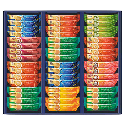 ＜バンホーテン・トワイニング・辻利・匠のカフェオレ＞スティックバラエティギフト