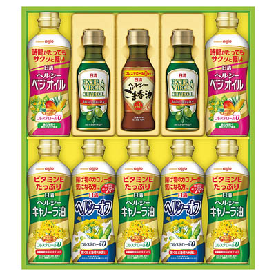 ＜日清オイリオ＞オリーブオイル＆バラエティオイルギフト