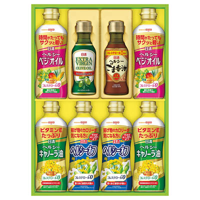 ＜日清オイリオ＞オリーブオイル＆バラエティオイルギフト