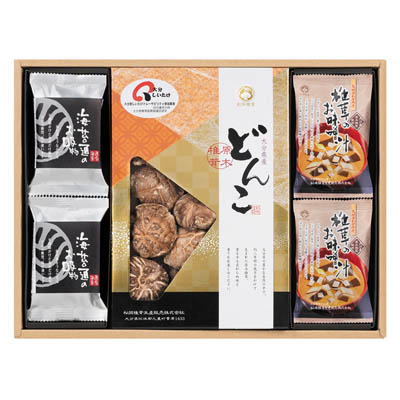 ＜松岡椎茸＞大分産どんこ・お味噌汁・お吸物詰合せ