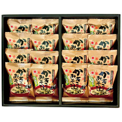 ＜新庄みそ＞フリーズドライかきだし入みそ汁詰合せ
