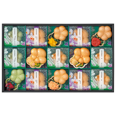 ＜京都辻が花＞お茶漬・お吸物最中詰合せ