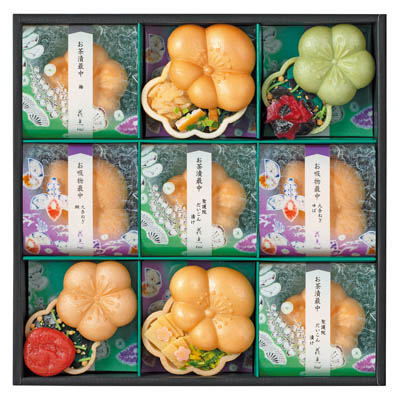 ＜京都辻が花＞お茶漬・お吸物最中詰合せ