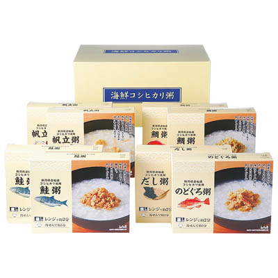 ＜タカシマヤ＞レンジで海鮮こしひかり粥詰合せ