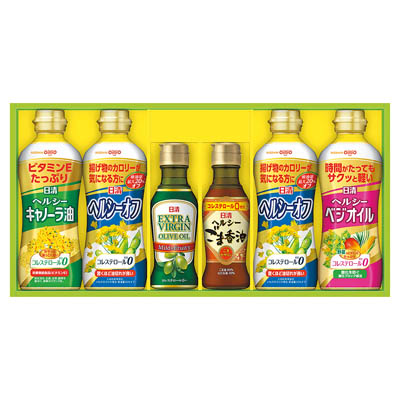 <日清オイリオ>オリーブオイル&バラエティオイルギフト