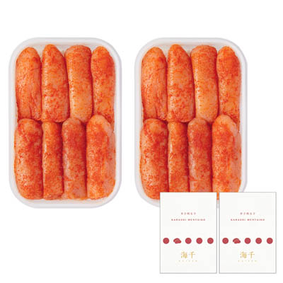 ＜海千＞徳用明太子　４００ｇ×２