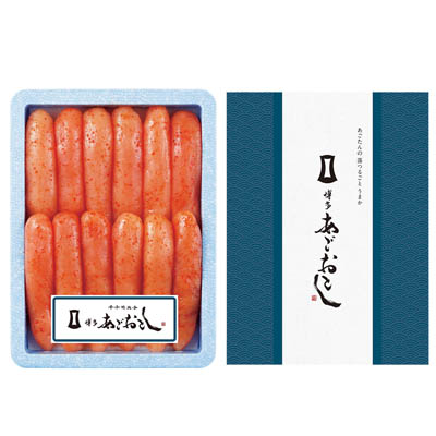 ＜博多まるきた水産＞無着色辛子明太子　博多あごおとし