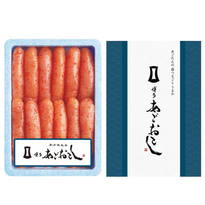 ＜博多まるきた水産＞無着色辛子明太子　博多あごおとし