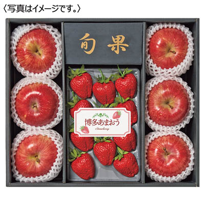 冬の果実　あまおう＆蜜入りりんご