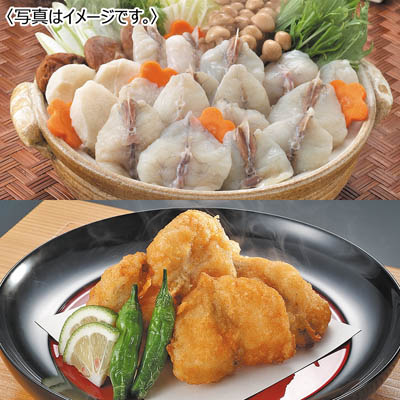 ＜山賀＞国産天然ふぐちり・唐揚げセット