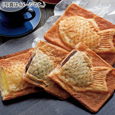 【送料込み】クロワッサン鯛焼き３種セット