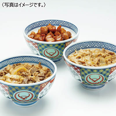 ＜吉野家＞いろいろ丼セット