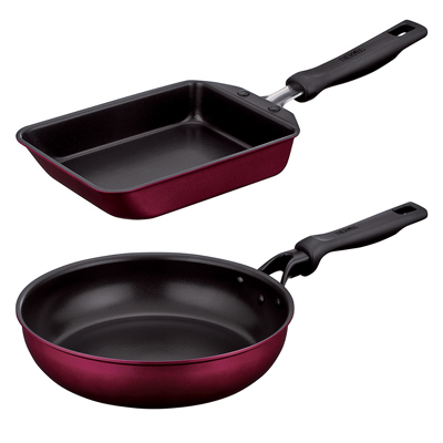 【65th】サーモス　IH対応デュラブルコートフライパン2点セット