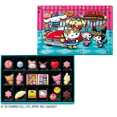 サンリオキャラクターズ×ゴンチャロフ　サンリオキャラクターズ　オープンカー缶