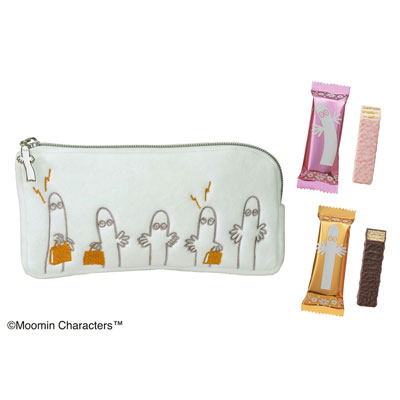 ムーミン × メリーチョコレート 旅するニョロニョロ ポーチ （2種のチョコレートウエハース）