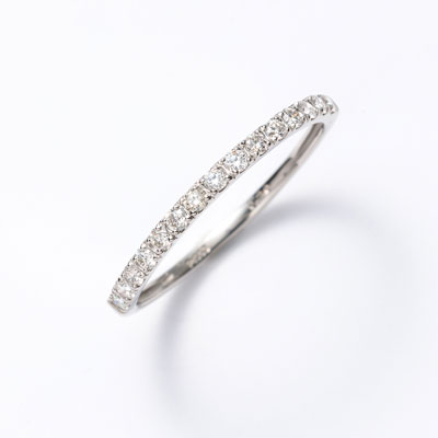 プラチナ950　ダイヤモンド　エタニティーリング　0.2ct