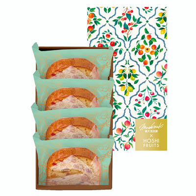 望月シェフ×ホシフルーツ 7種のフルーツが詰まった「デザートパウンドケーキ」 4個