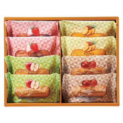 銀座千疋屋 銀座フルーツフィナンシェ 8個