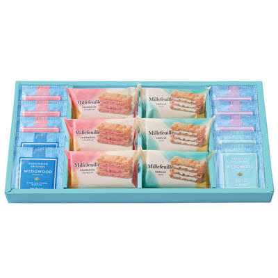 ミルフイユ＆ウェッジウッド ティーバッグセット 16個
