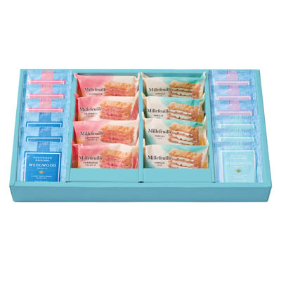 ミルフイユ＆ウェッジウッド ティーバッグセット 20個